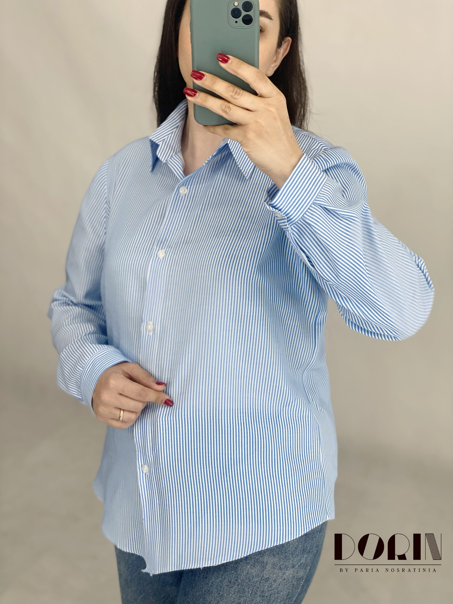 شومیز راه راه کد ۱۱۱